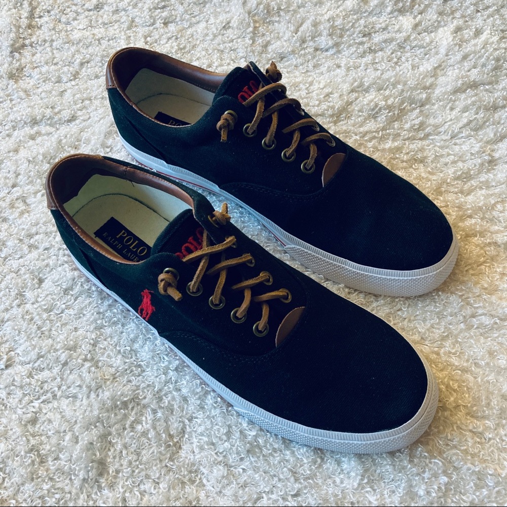 Polo Ralph Lauren Thornton Canvas Low-Top Fashion Sneakers